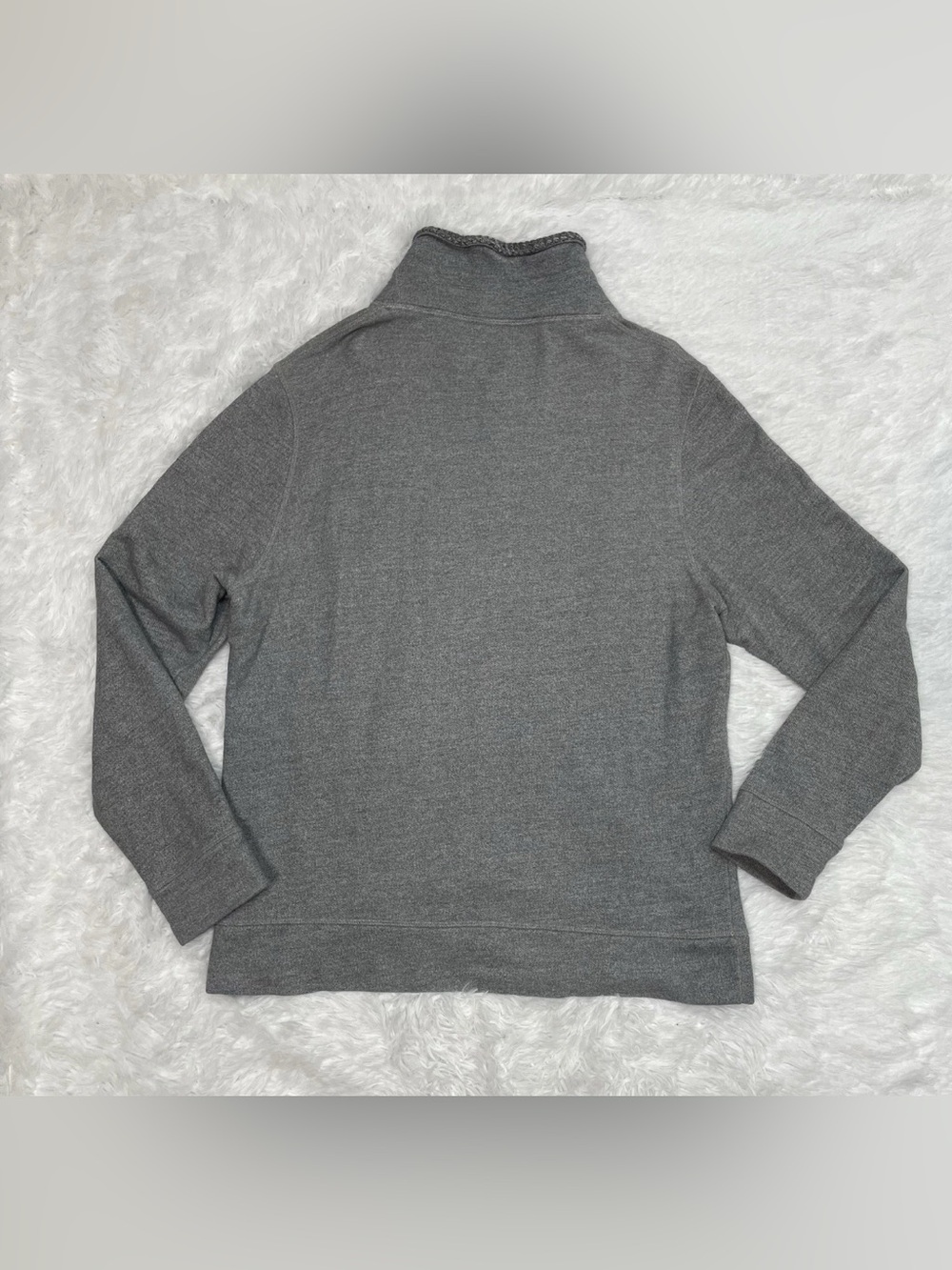 Billy Reid Shiloh Shawl Collar Sweater Men’s Size XL Heather Gray Designer - Picture 2 of 9